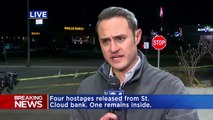 Liberados 4 rehenes del banco de St. Cloud