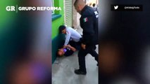 #VIDEO: Golpean policías a detenidos en Pachuca