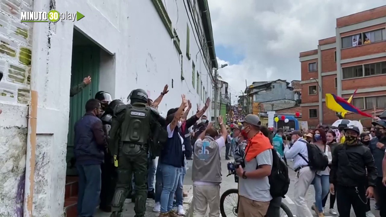 Intento de disturbios en Manizales