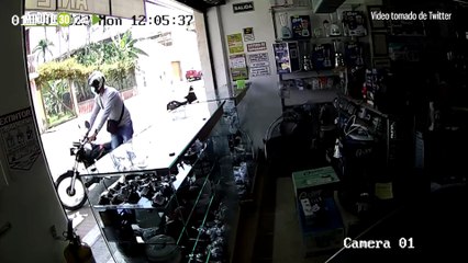 Comerciante se enfrentó a tiros con un presunto delincuente en Jamundí Valle