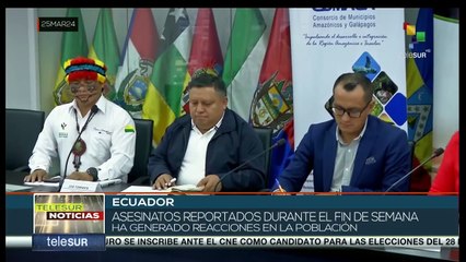Magnicidio en Ecuador ha generado reacciones en la población