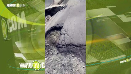 Así están las vías del barrio París Los Sauces de Bello