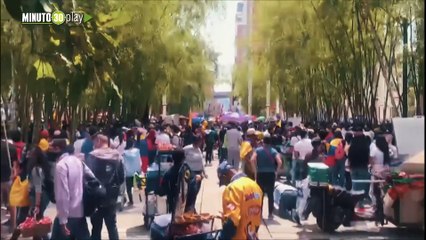 ¡Totalmente llena! Así está La Alpujarra, en una nueva jornada del paro nacional