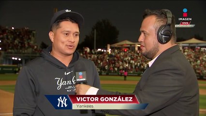 "Nos vamos contentos por venir a México" Víctor  González"