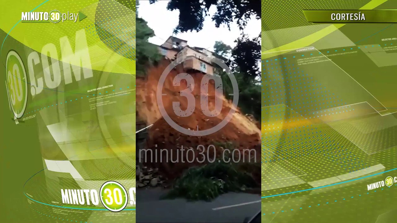 22 casas y 5 locales afectados por deslizamiento en Palos Verdes Manrique