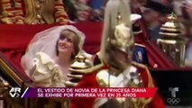 Exhiben por primera vez el vestido de novia de la princesa Diana en Kensington