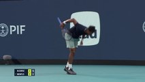 Alcaraz pushes on towards 'Sunshine Double' with Monfils win
