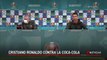 Caen acciones de Coca-Cola tras gesto de Cristiano Ronaldo