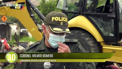 Cayó un mito de inseguridad En Bello derribaron una casa de vicio