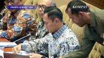 Saat Ibas Temani Kakaknya Menteri AHY Rapat Perdana dengan Komisi II DPR