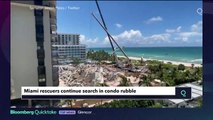Los socorristas de Miami siguen buscando supervivientes en el derrumbe de un condominio por quinto día