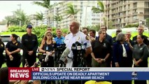Fuentes oficiales dan información actualizada sobre el colapso de edificio en Miami,Florida