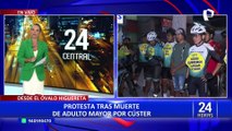Miraflores: ciclistas protestan tras muerte de adulto mayor embestido por cúster