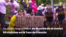 Detienen a mujer responsable de la caída masiva en Tour de Francia