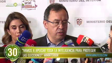 Vamos a aplicar toda la inteligencia para proteger las elecciones MinInterior