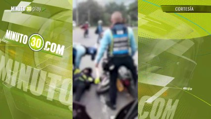 Atropellaron a una agente de tránsito en Bello