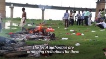 #OMG: Las tumbas de Covid en la India quedan al descubierto por la crecida del río Ganges