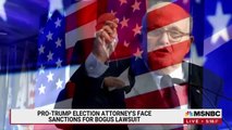 Los abogados pro-elecciones de Trump se enfrentan a sanciones por una demanda falsa