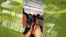 Aterrador El momento de angustia que vivieron los pasajeros del avión que falló en aeropuerto de Medellín