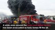 La EXPLOSIÓN de una fábrica química en Tailandia rompe ventanas y llena el cielo de humo