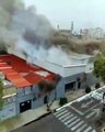 incendio de fábrica, ubicada en la colonia San Simón Ticumac, Benito Juárez #CDMX