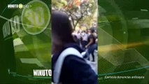 Batalla campal entre estudiantes y adultos a las afueras de un colegio de Envigado