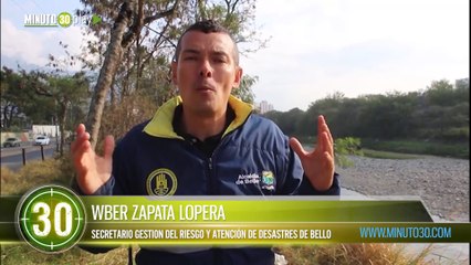 Alcaldía de Bello alerta sobre socavación del río Medellín