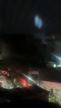 VIDEO Bomberos atienden voraz incendio en Aranjuez