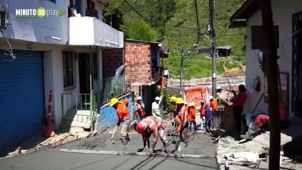 Medellín mejora sus vías en concreto para garantizar la movilidad de más de 20.000 personas