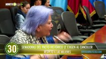 Senadoras del Pacto Histórico le exigen al Canciller respeto a las mujeres