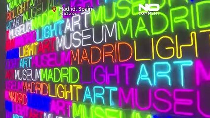 شاهد: متحف الأضواء في مدريد ... مساحة مبتكرة بتجارب غامرة