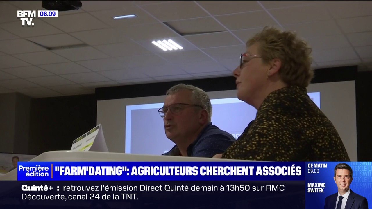 Des agriculteurs trouvent des repreneurs ou des associés grâce à des "farm-datings"