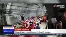 Al menos 25 muertos en las tormentas mortales del centro de China