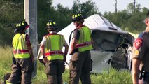 Una furgoneta CRAMADA con 29 migrantes se estrella en Texas y deja al menos 10 muertos