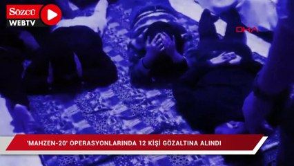 Tunceli' de "MAHZEN 20" operasyonlarında 12 kişi gözaltına alındı