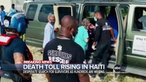 Continúan las labores de rescate en Haití