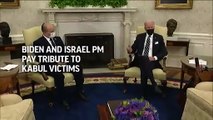 Biden y el Primer Ministro de Israel rinden homenaje a las víctimas de Kabul