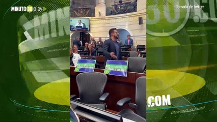 Dos senadores  de la alianza verde se agarraron en pleno debate  por la regulación de la marihuana