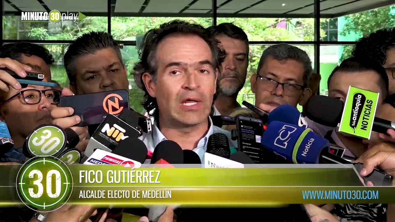 Fico Gutiérrez hizo un resumen de lo que va del empalme en la Alcaldía de Medellín