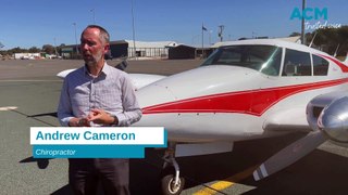 Chiropractor Andrew Cameron wants to fly other healthcare professionals to Birchip