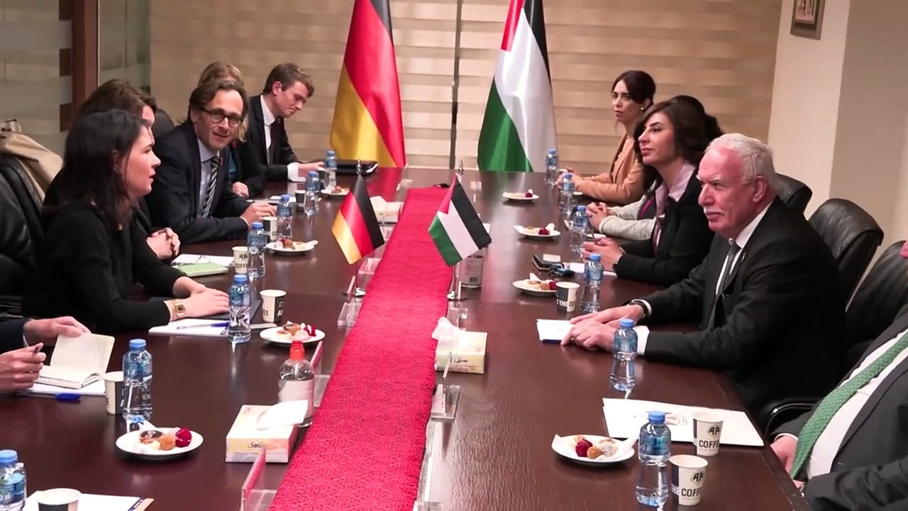 Baerbock wirbt für "gewaltfreie zukunft" ohne hamas