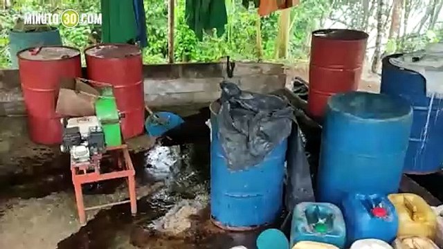 Ejército destruyó laboratorio y unidades de producción minera ilegales del Eln en Chocó