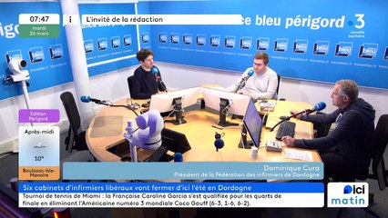 Dominique Cura-Carboni, Président de la fédération des infirmiers de Dordogne