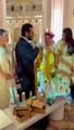 عبدالرحمن المطيري يرفض التصوير مع ياسمين صبري وزوجات لاعبي كرة القدم العالميين