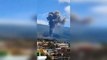 Explosion de Volcan Cumbre Vieja en La Palma, Islas Canarias