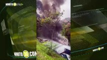 Qué tragedia Continúa el incendio de varias casas en Las Margaritas