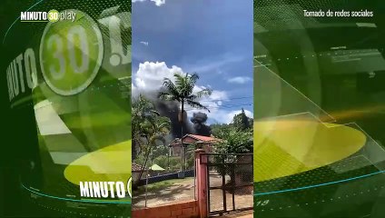 Incendio en el norte del Valle de Aburrá