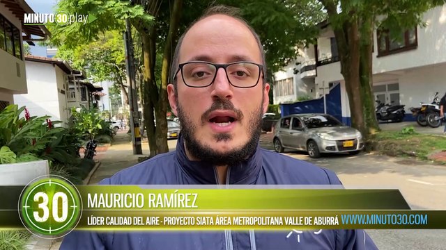 Once estaciones de calidad de aire registran ICA Naranja en el Valle de Aburrá