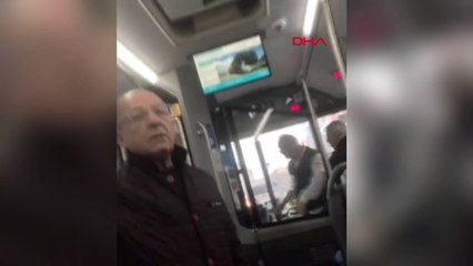 Bayrampaşa'da İETT otoüsünde "Kapıyı erken kapattın" tartışması