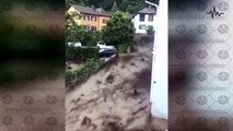 Europa esta viviendo una terrible experiencia con elclima - Inundaciones en Suiza